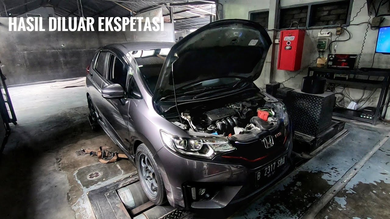 Reflash Ecu Dan Dyno Run Honda Jazz Gk5 Mesin Standard Youtube