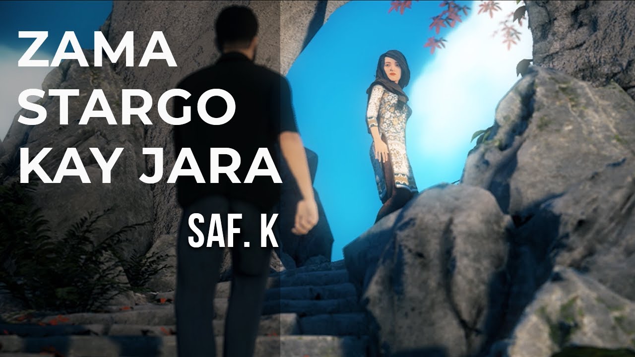 Zama Stargo Kay Jara Za Zalmay Da Puktunkhwa  Saf K  Pashto New Song 2020 Animated Music Video