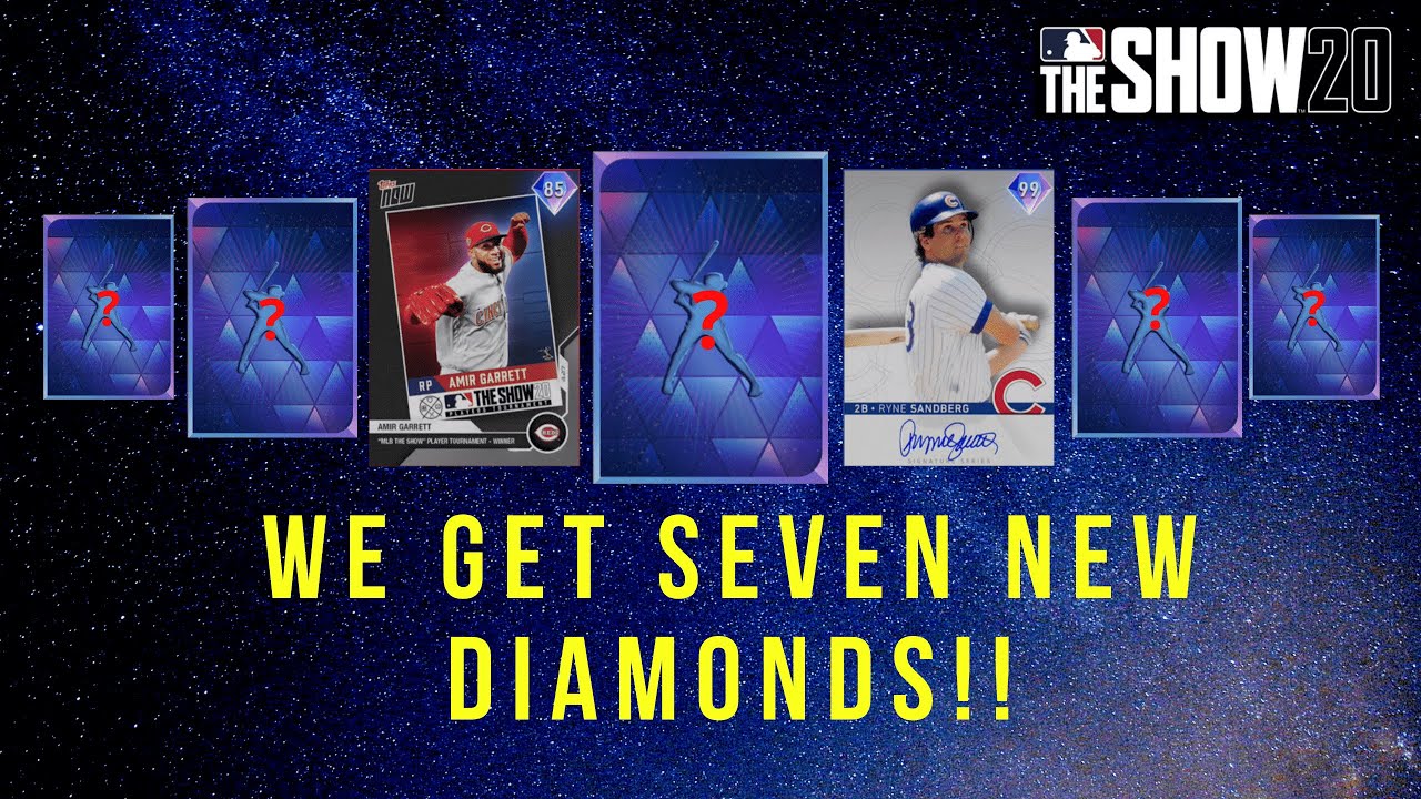WE GET 2 FREE DIAMONDS AND PACK 5 MORE!!! - MLB the Show 20 Tips and Pack Opening