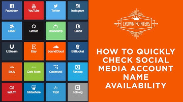 Quickly Check Social Media Account Name Availability