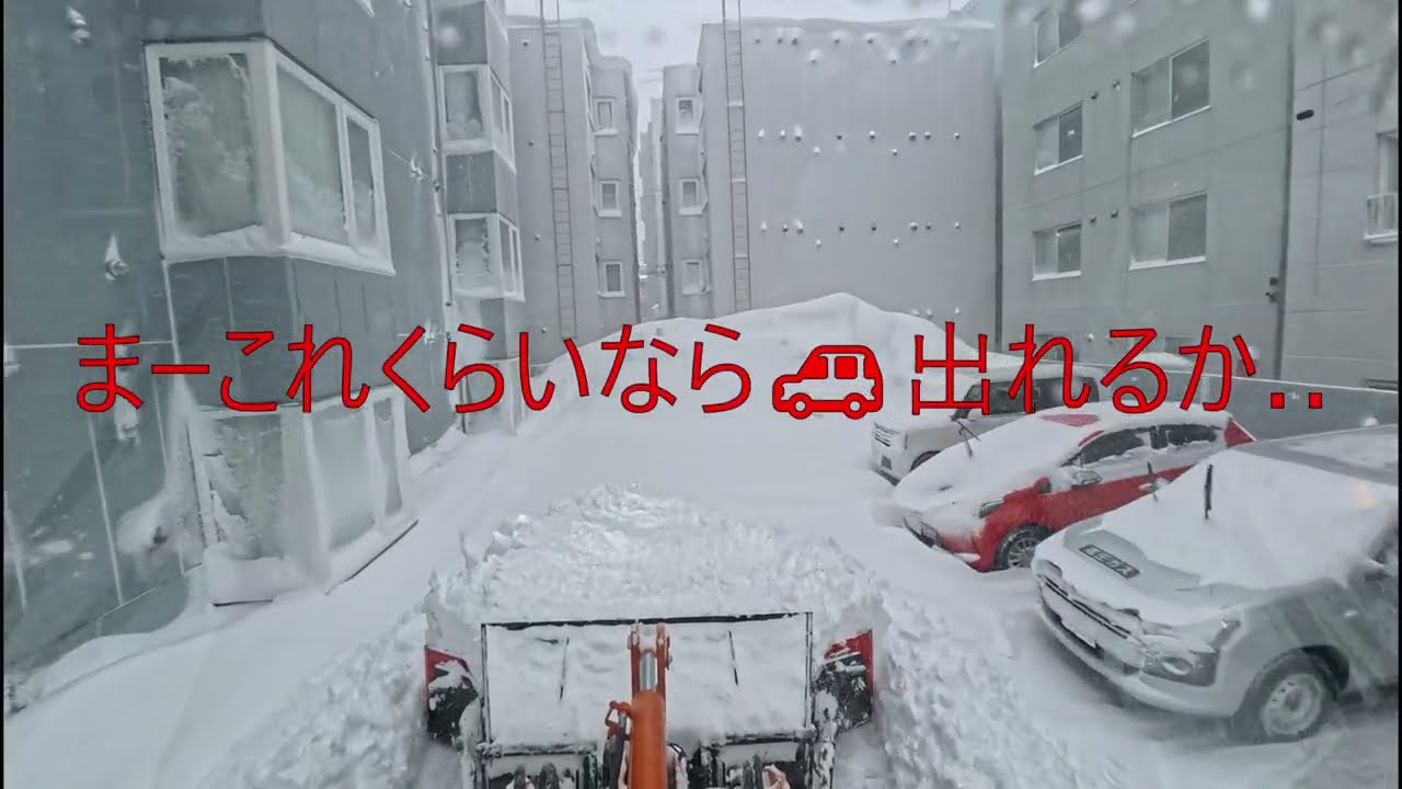 突然の暴風雪