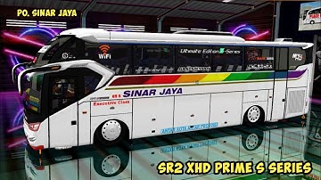 MOD BUSSID TERBARU !!! SR2 XHD PRIME Bus Sinar Jaya || link MediaFire - BUSSID