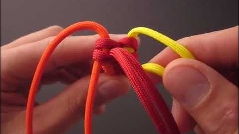 How to Make a Paracord Firecracker Sinnet (Key Fob) by TIAT