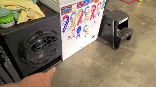 15&quot; subwoofer box swap out project -- converting car audio sub/box into &quot;jack of all trades&quot;