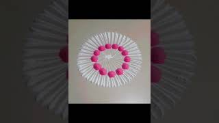 Simple attractive rangoli designeasyrangoli latestrangoli rangoli viral shorts