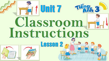 Tiếng Anh Lớp 3 - Bài 7 - Classroom Instruction - Lesson 2-Class Rules | Tiếng Anh  Chương Trình Mới