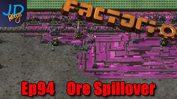 Ep94 Ore Spillover | Factorio Biter Hell | Gameplay, Lets Play