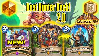 Over 80% Winrate With Best New Face Hunter 2.0 Deck To Craft Right Now At CATACLYSM | Hearthstone