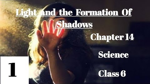 Light and Formation of Shadows || Class 6 || Chapter 14 || Science || Part 1 || Maharashtra Board.