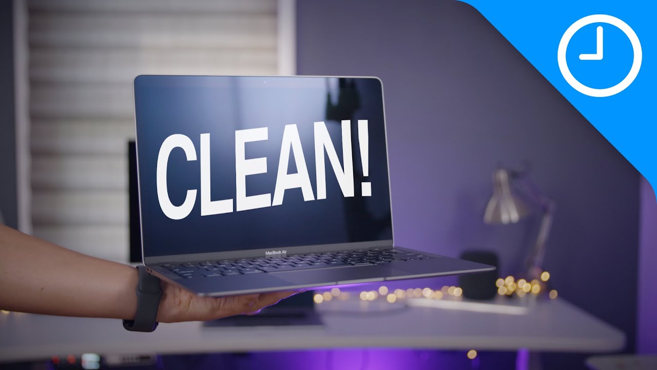 how to clean a macbook body