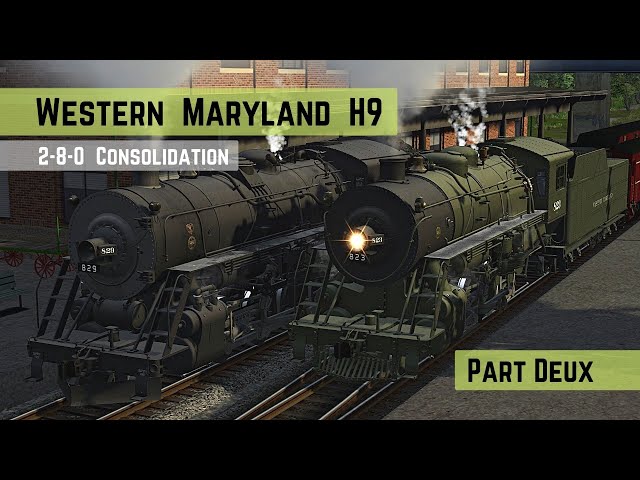 Train Simulator: Western Maryland H-9 Class no Steam