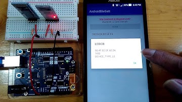 Bluetooth LE Gatt Example, scan BLE devices