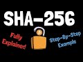 Sha256  complete stepbystep explanation w example