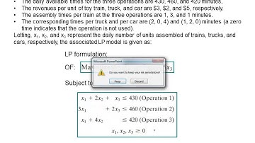 F15: IE 3340 Dual Theory Post Optimal Analysis
