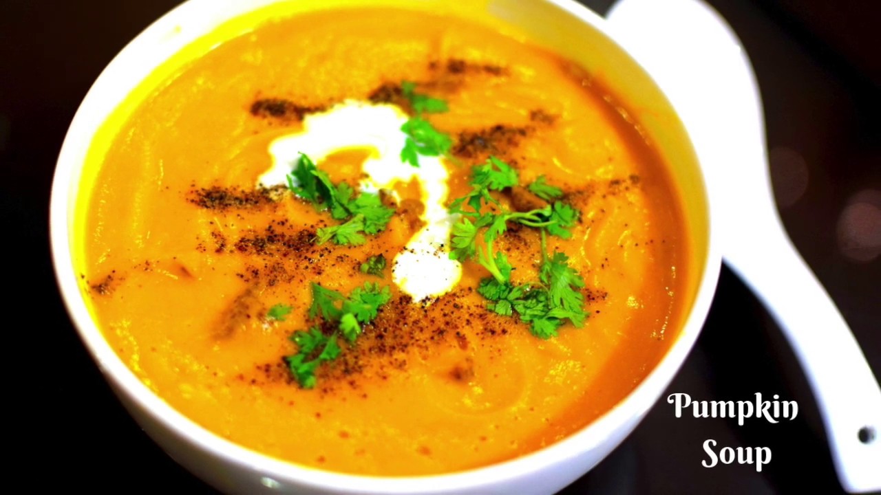 Pumpkin Soup Recipe कद्दू का सूप How to make Pumpkin Soup YouTube