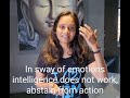 In sway of emotions intelligence does not workabstain from action