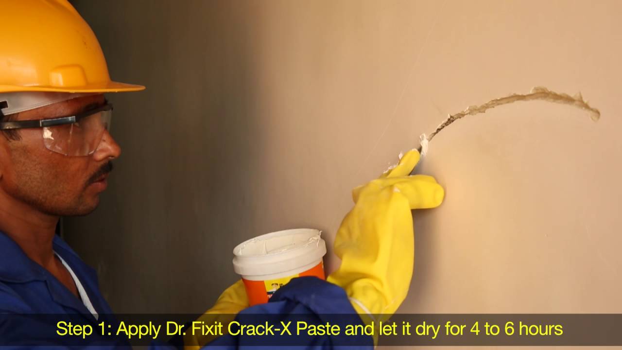 Dr Fixit Pidicrete Urp Crack X Range And Dr Fixit Dampguard Prevents Dampness And Seepage Hindi Youtube