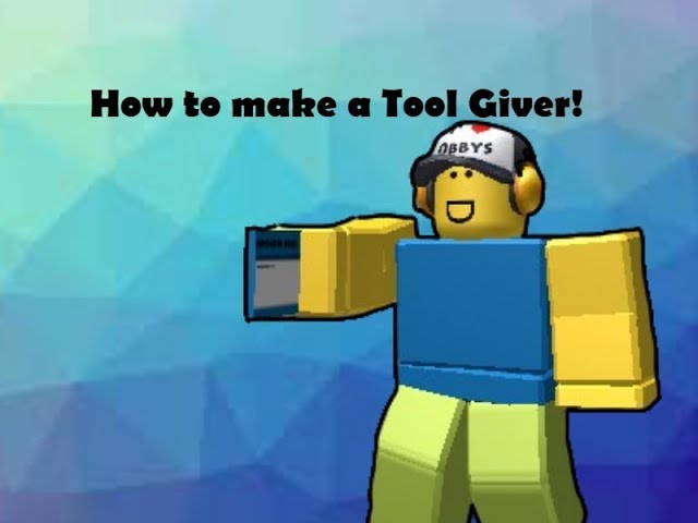 How To Make A Tool Giver By Clicking Roblox Studio Youtube - roblox how to make a click detector give a tool brandon army