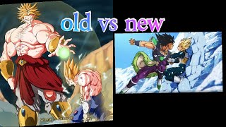 Dragon Ball Z Broly Vs Vegeta Old And New Editamv