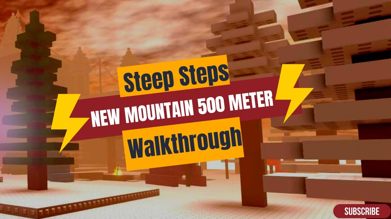 NEW] STEEP STEPS - Roblox