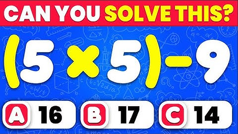 100 Math Trivia Questions | Can You Answer Them All? | #math #quiz