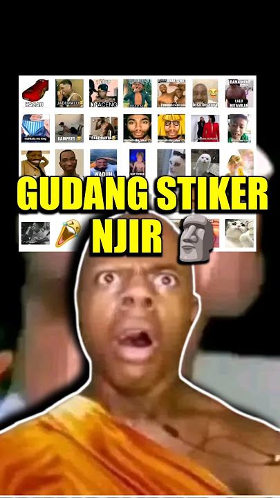 Yang nyari stiker WhatsApp lucu dan random, nih ada gudang stiker nya🗿