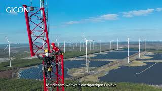 100 Tage - Weltweit höchster Windmessmast