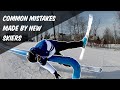5 COMMON MISTAKES NEW SKIERS MAKE!!!