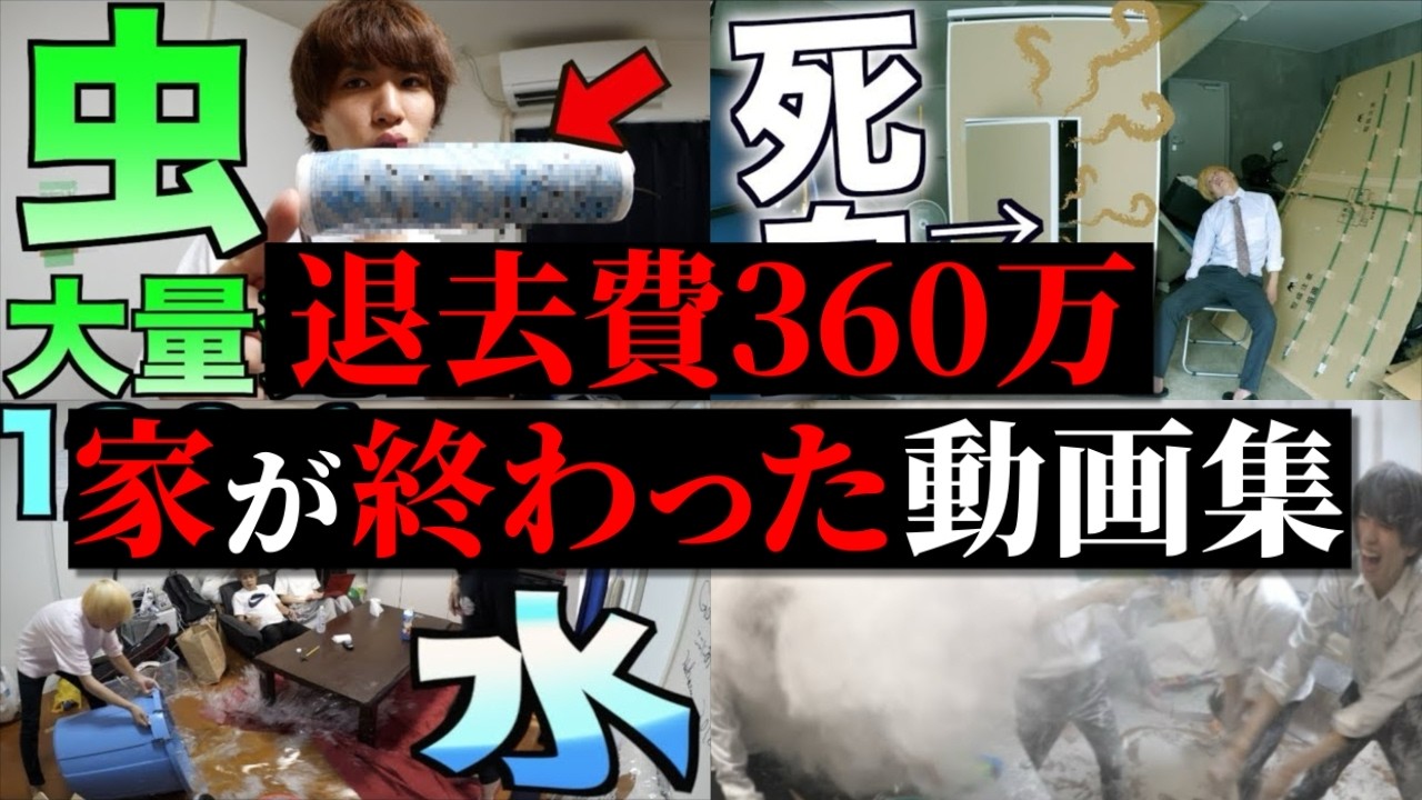 床水浸し、壁に穴、天井損傷…家が終わった動画集【はじめしゃちょーの畑 切り抜き】