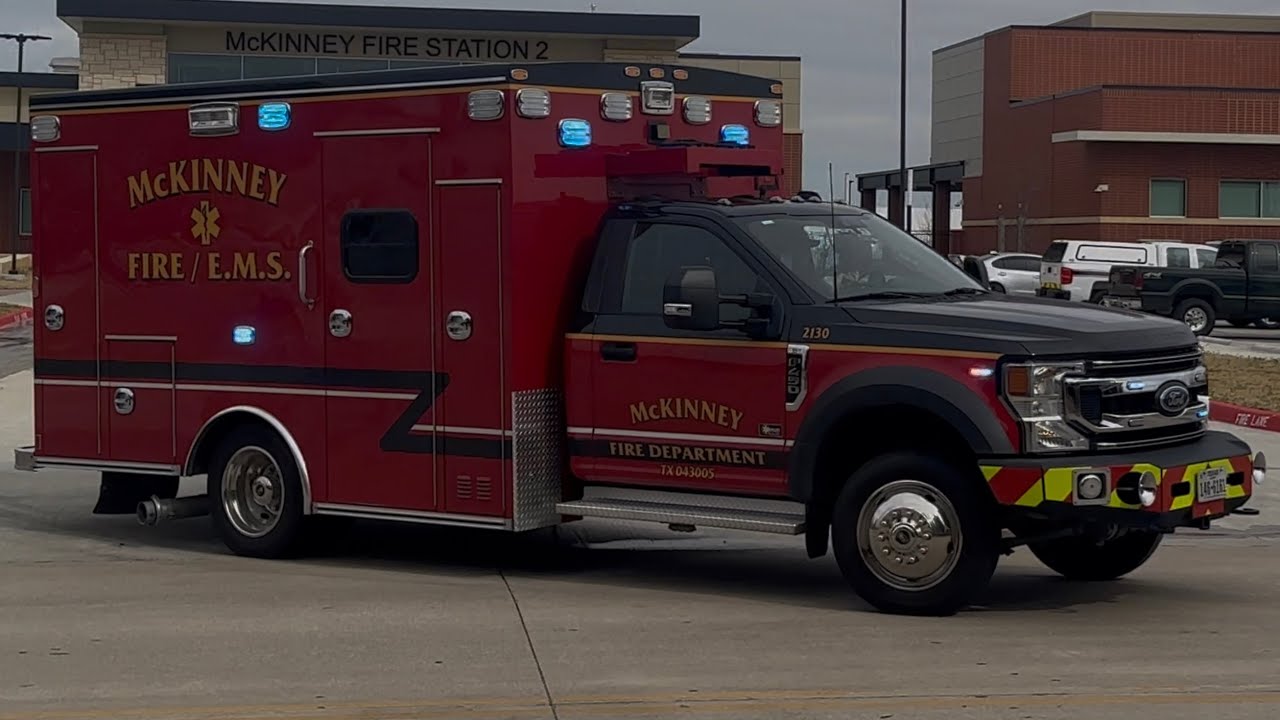 (Wail) McKinney Fire Department Medic 2 and Battalion Chief 2 Responding 2-18-26