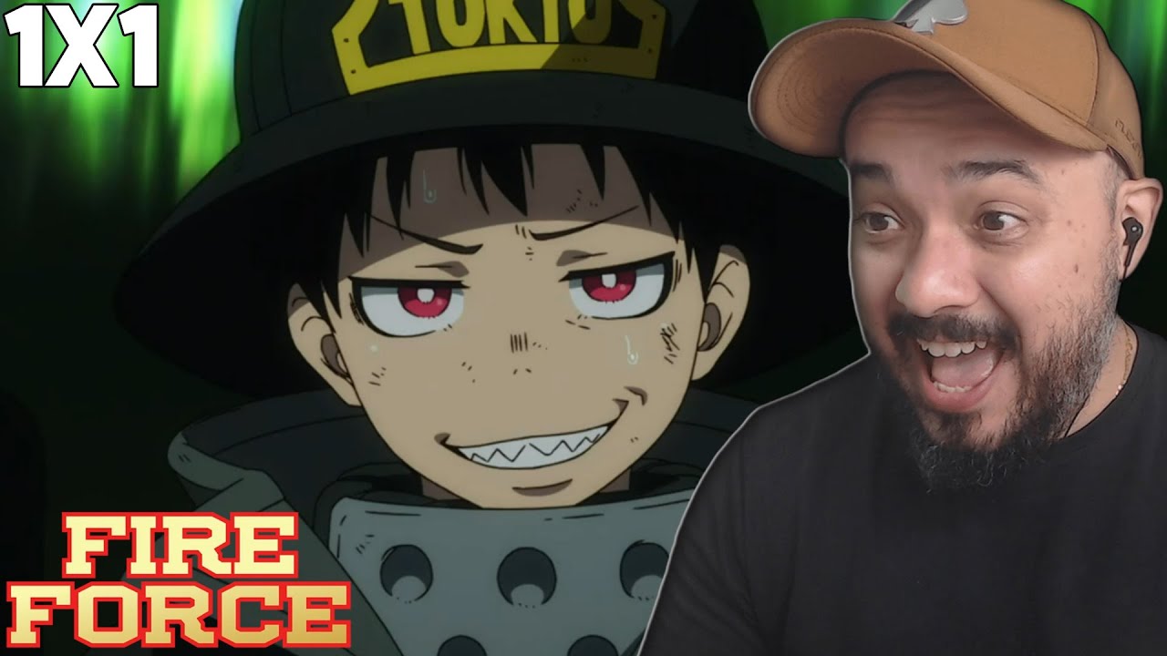 SHINRA KUSAKABE - EU VOU SER UM HERÓI !!! - Reaction - Fire Force S01E01