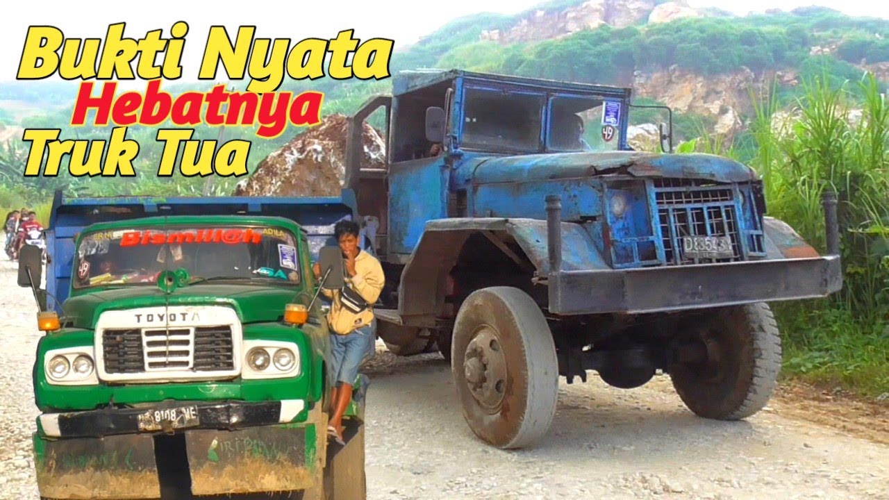 Truk Tua Menolak Punah,Truk Muda Apakah Nanti Seperti ini.?Sopir Muda Bawa Truk Toyota Buaya nanjak