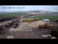 Time-lapse строительство дороги Дубки-Левадки в Крыму