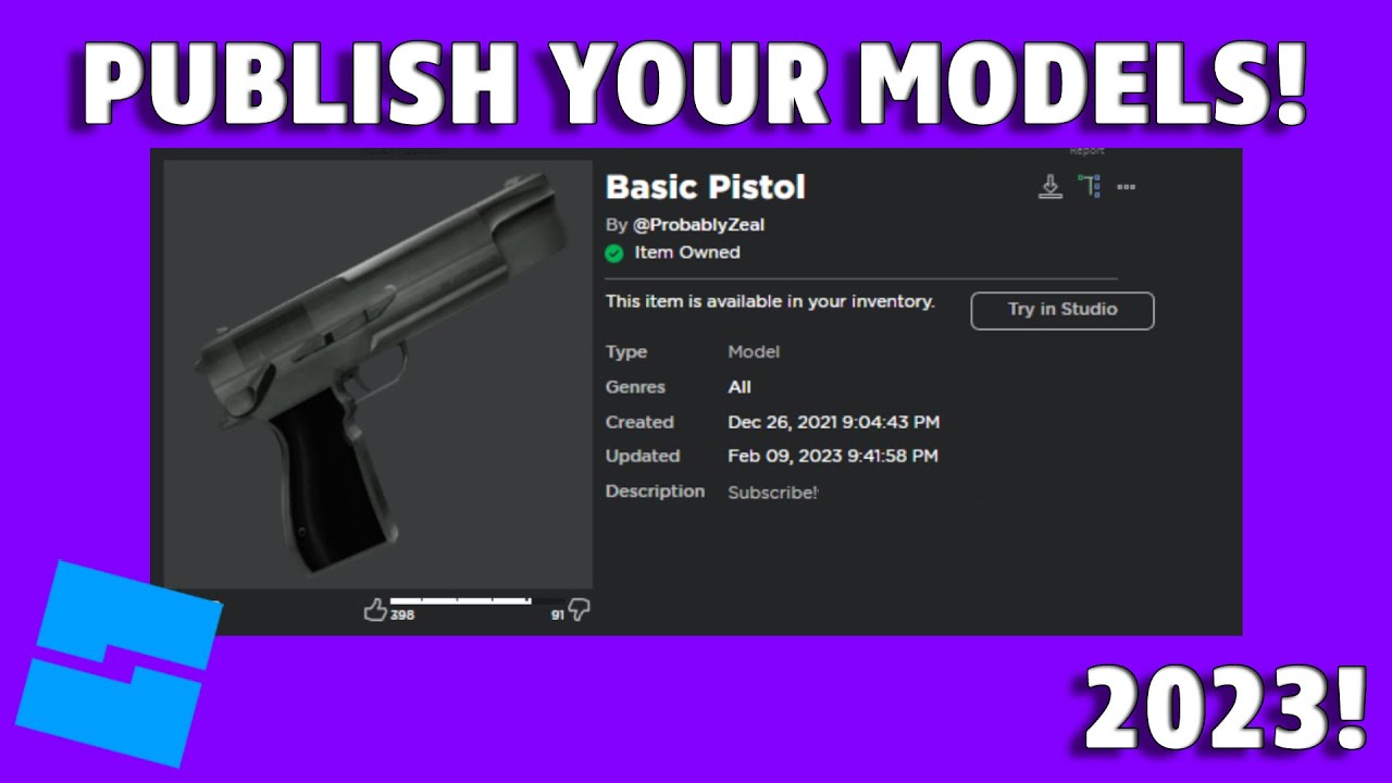 How To Publish Your Models In Roblox Studio 2023 Tutorial YouTube how-to-publish-your-models-in-roblox-studio-2023-tutorial-youtube