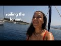 Life Below Deck, First Time Sailing The Greek Ionian Islands Episode 3 - Dolphins &amp; A Red Beach!