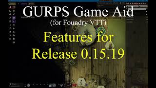GURPS Game Aid v0.15.19 Features video