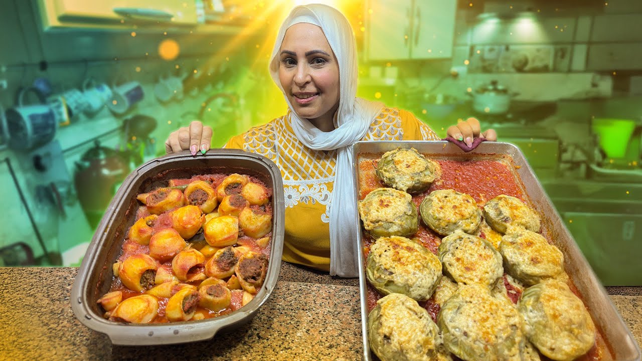 اسهل وصفة ل الخرشوف باللحمة والبطاطس 👩‍🍳👌