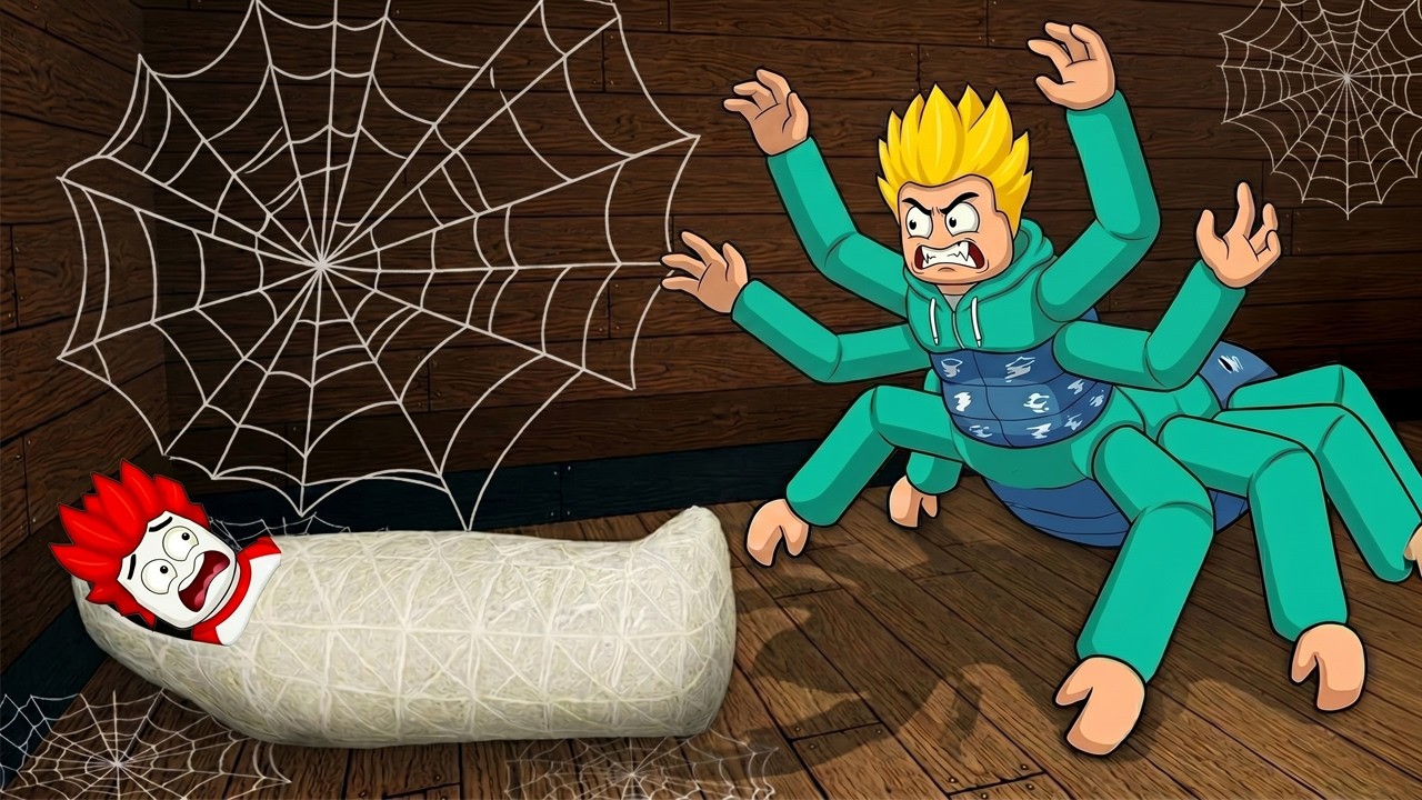 Khaleel Became a Killer SPIDER 🕸️🕸️ | Roblox Spider Chapter 2