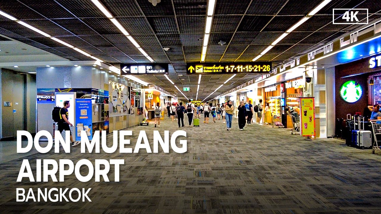Don Mueang Airport Bangkok International Terminal Walkthrough 2023 4K Don Mueang Airport Bangkok International Terminal Walkthrough 2023 4K