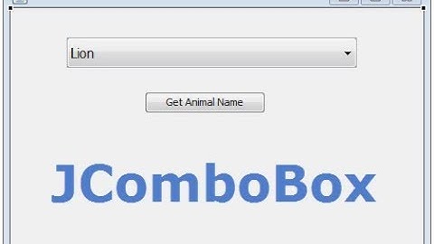 JComboBox In Windows Builder Java - Intact Abode