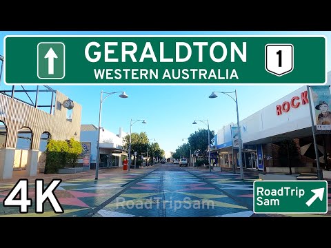 Driving through Geraldton - Western Australia - 🇦🇺 4K / Raw Audio / POV