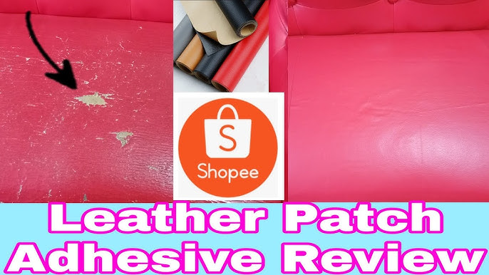 How to apply a self-adhensive leather repair patch quick easy tore