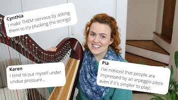 Stage fright? 12 harp learners share what works for them