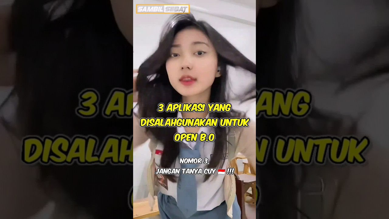 WOW‼️Inilah Aplikasi Yang Disalahgunakan Untuk Open BO⁉️