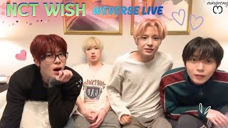[ALL SUB] NCT WISH WEVERSE LIVE 😍🤗💚 (03.28.26) #weverselive #nctwish