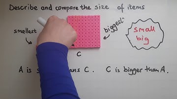 E1.8.1.  Functional Skills Maths Entry 1: Describe and make comparisons of size in words