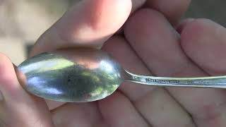 195 | FS 53 Silver Spoon Silver Test 18K Gold Acid