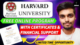 New Free Certification Course by Harvard University | Learn from Harvard faculty | Aspire Program |
