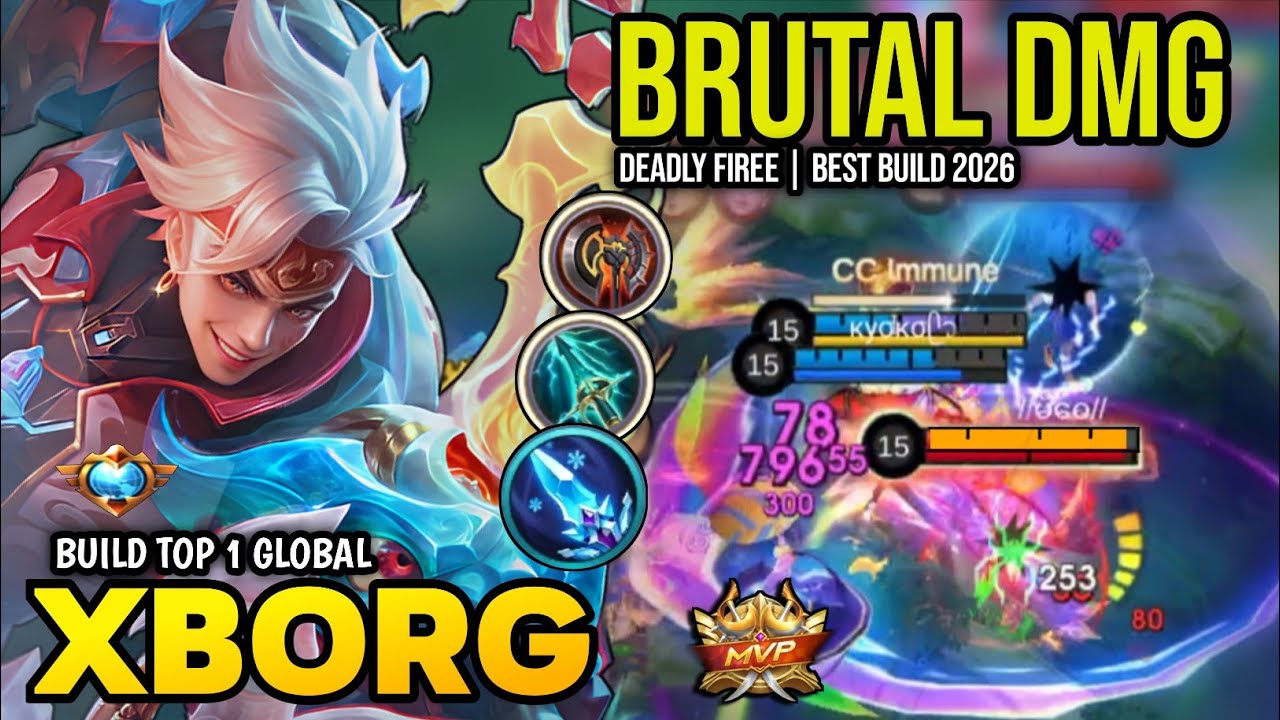 Xborg Counter Build XBORG BEST BUILD 2026 | BUILD TOP 1 GLOBAL XBORG GAMEPLAY | MOBILE ...