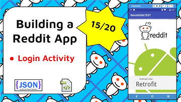 Reddit Login Activity and Layout [Build a Reddit App Part 15]